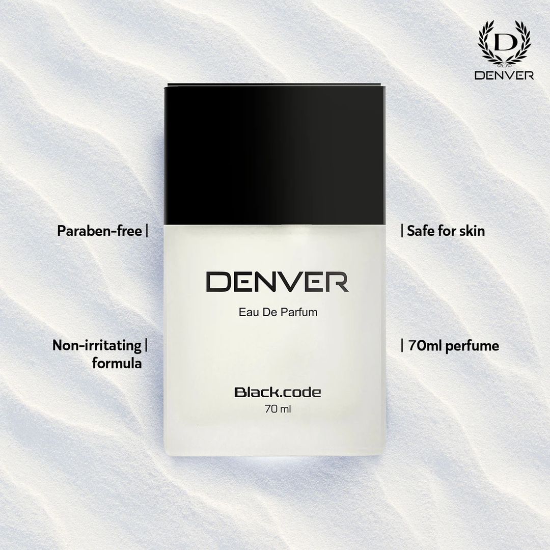 DENVER Black.code perfume-Premium & Long Lasting Eau de Parfum
