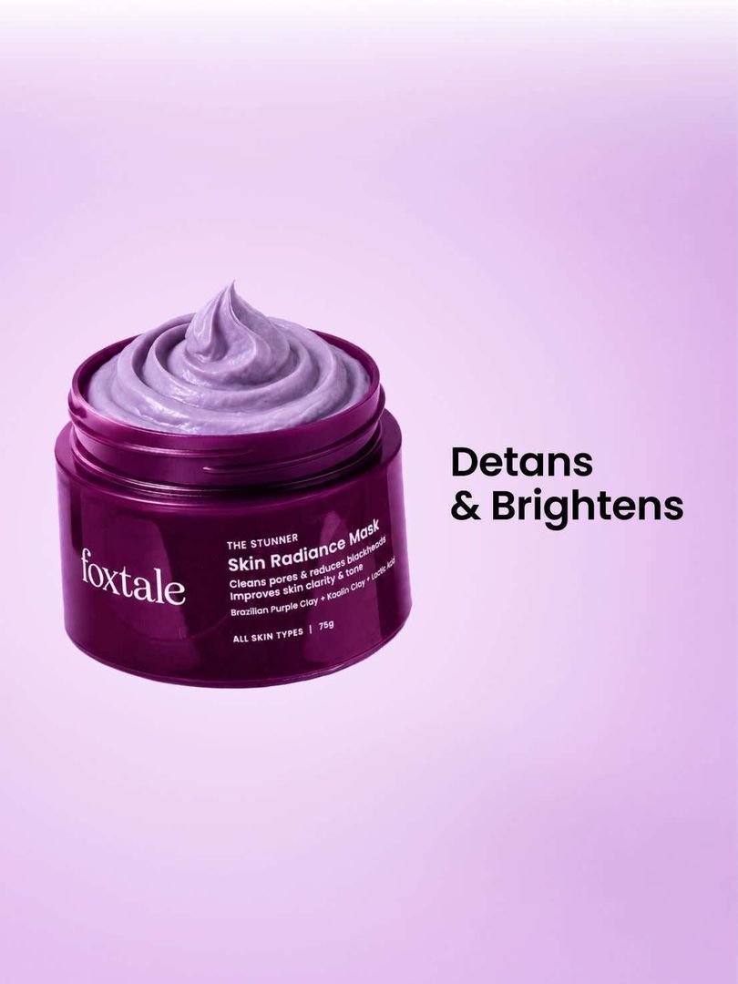 Foxtale skin radiance mask(purple mask)