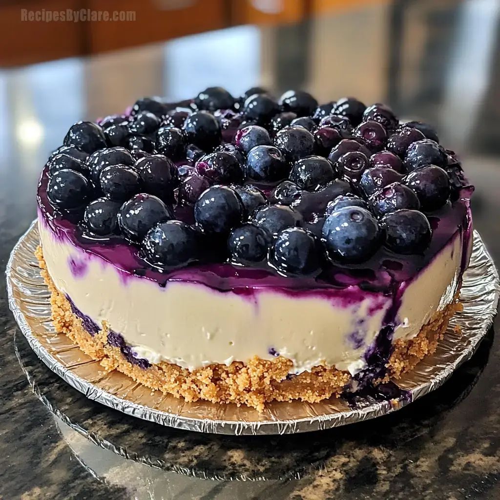 Blueberry cheese cake