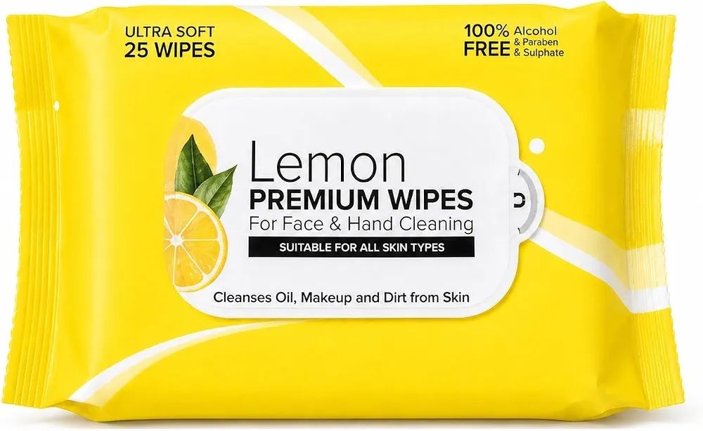 Lemon premium wipes