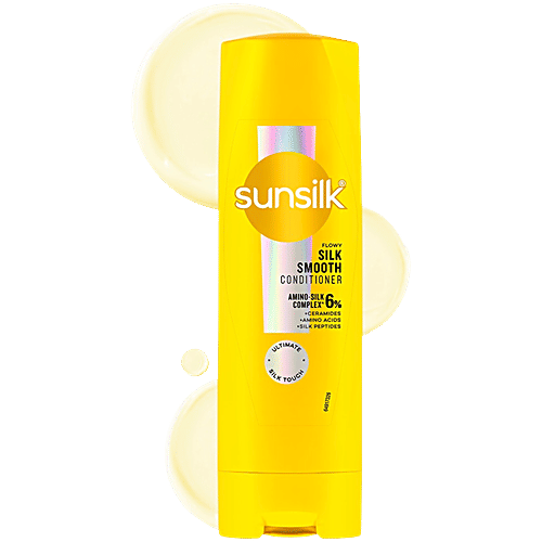 Sunsilk Flowy Silk Smooth Conditioner, 180 ml