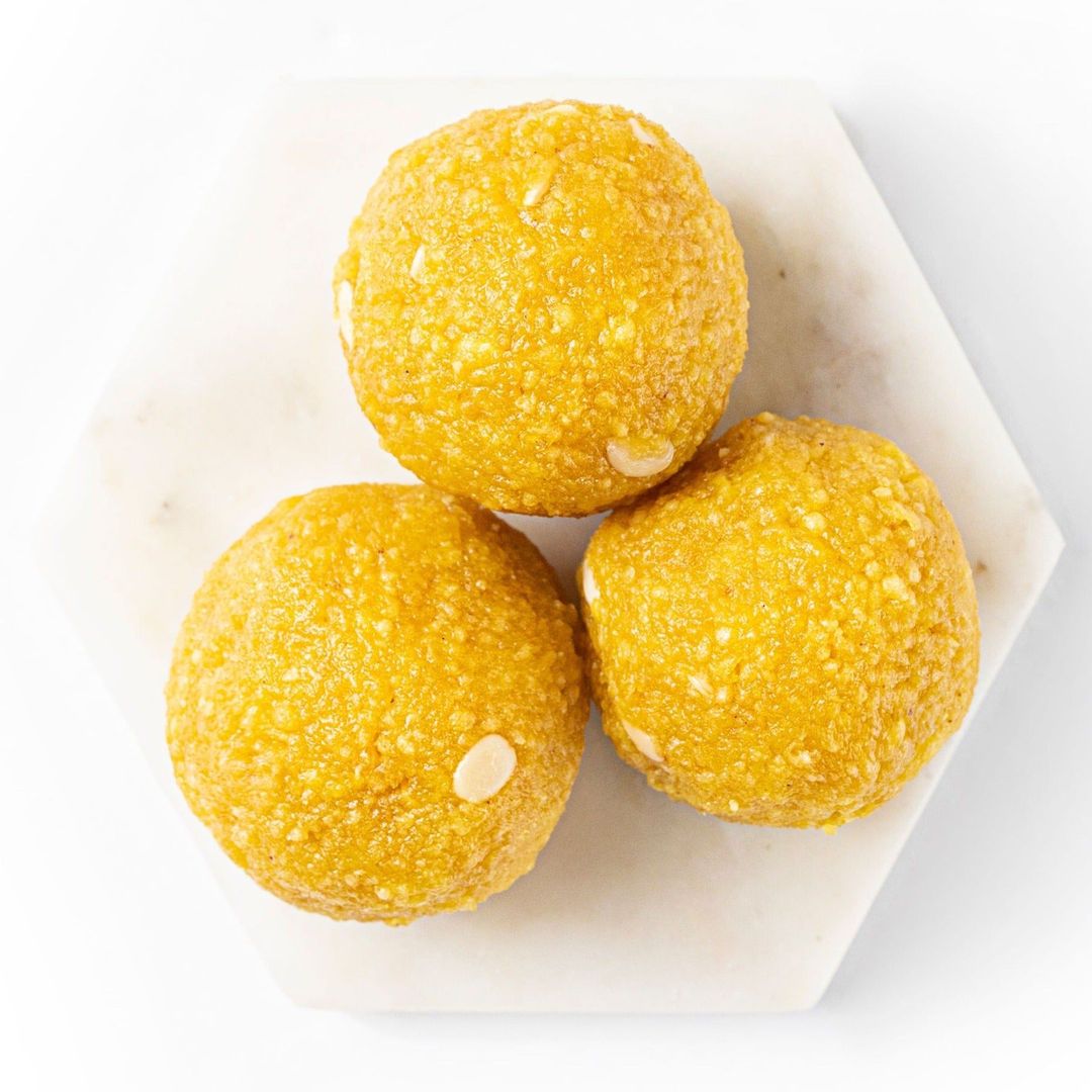 Yellow ladoo