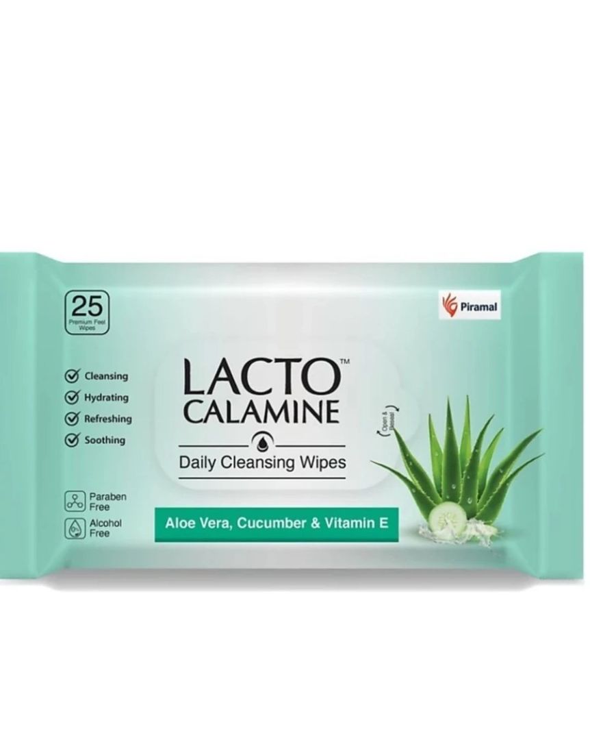 LACTO calamine refreshing wipes