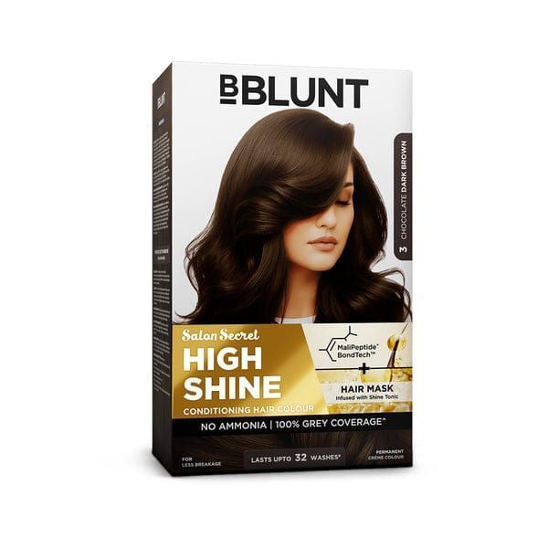 B blunt hair colour