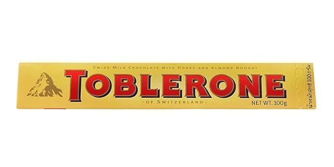 Toblerone Honey & Almond Nougat chocolate