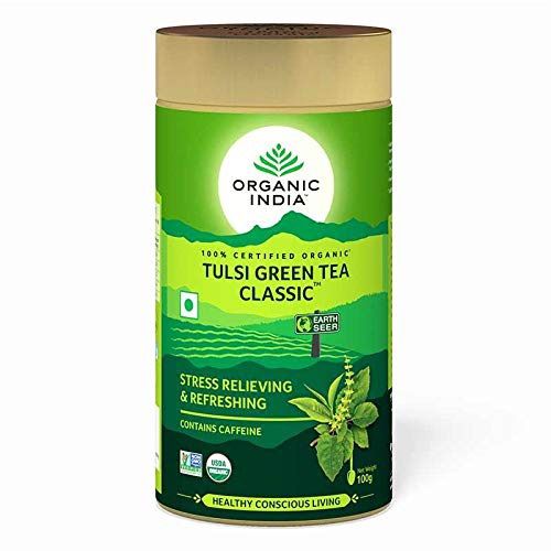 ORGANIC INDIA TULSI GREEN TEA 100G