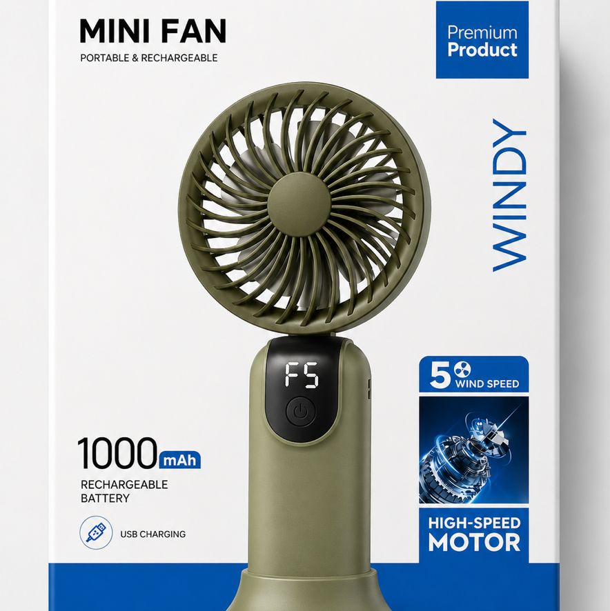 MINI FAN HIGH MOTOR 1000MAH