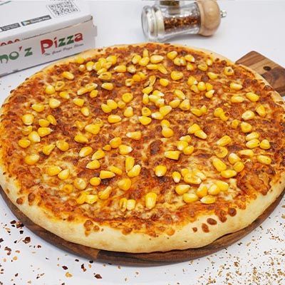 Sweet corn pizza