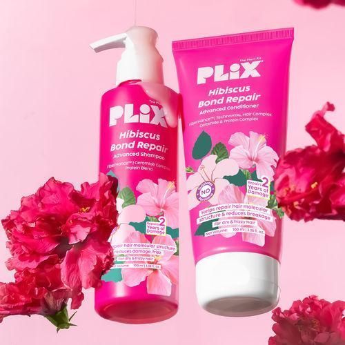 PLIX hibiscus bond rapair shampoo and conditioner