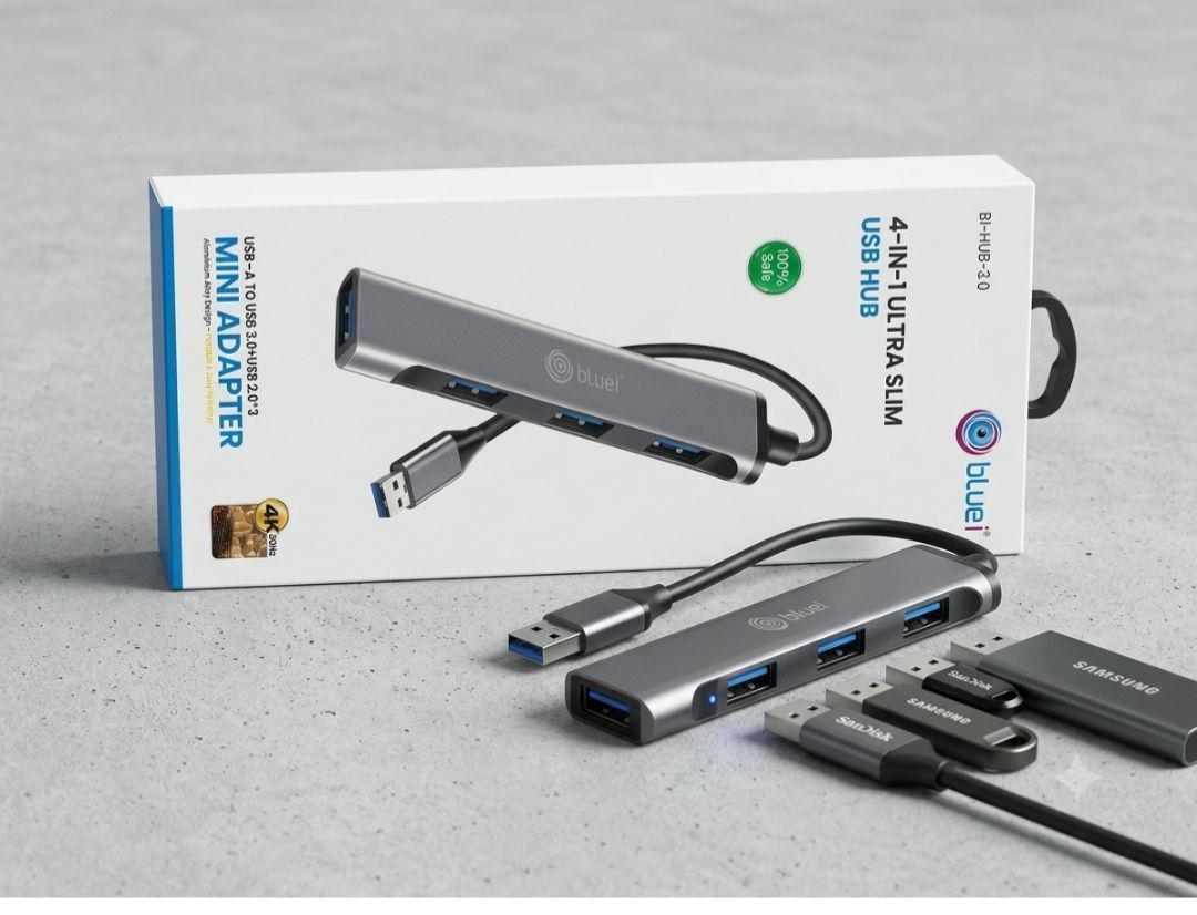 Blue i 4in1 usb hub