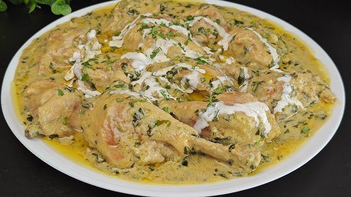 Methi malai chicken with bone