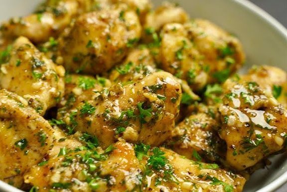 Butter garlic chicken (Boneless)