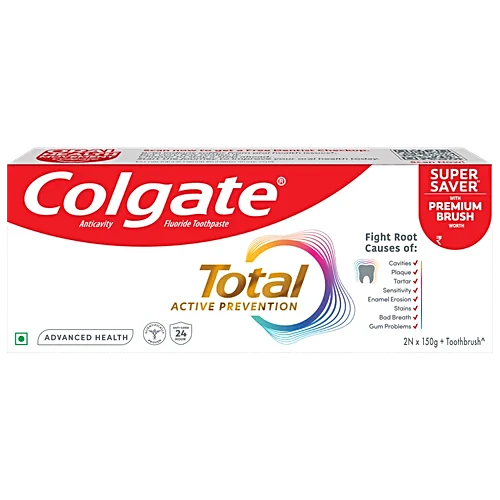 Colgate Total Advanced Health Antibacterial Toothpaste(with Brush)