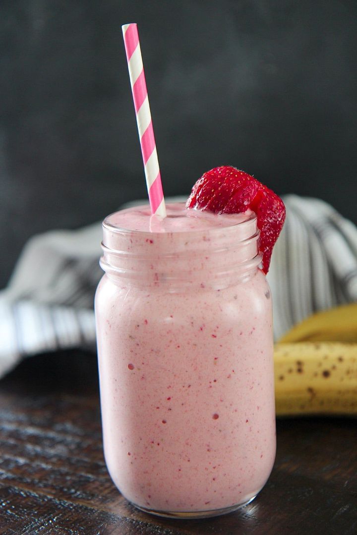 Strawberry banana shake