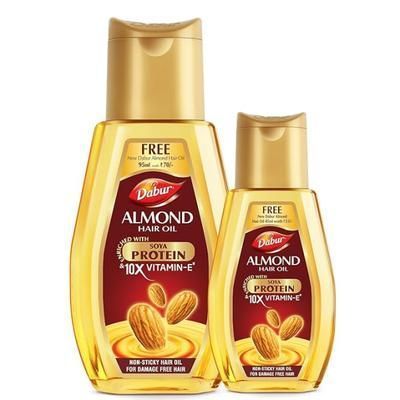 DABUR ALMOND HAIR OIL WITH FREE PACK