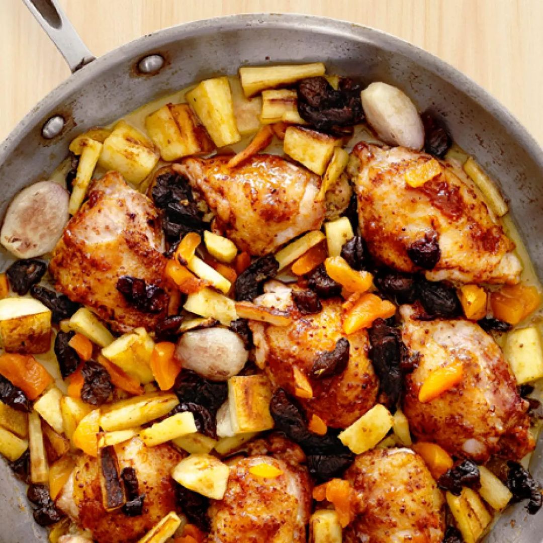 Dry fruit chicken
