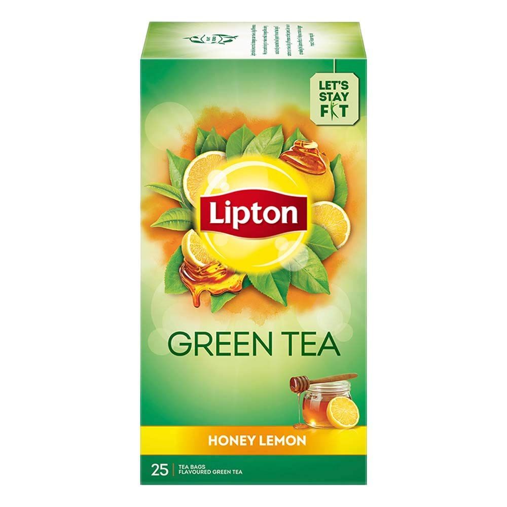 LIPTON GREEN TEA HONEY LEMON 25TEA BAGS