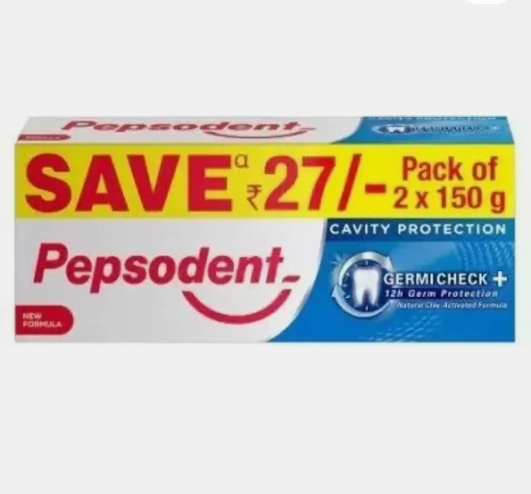 Pepsodent paste (2 tubes)