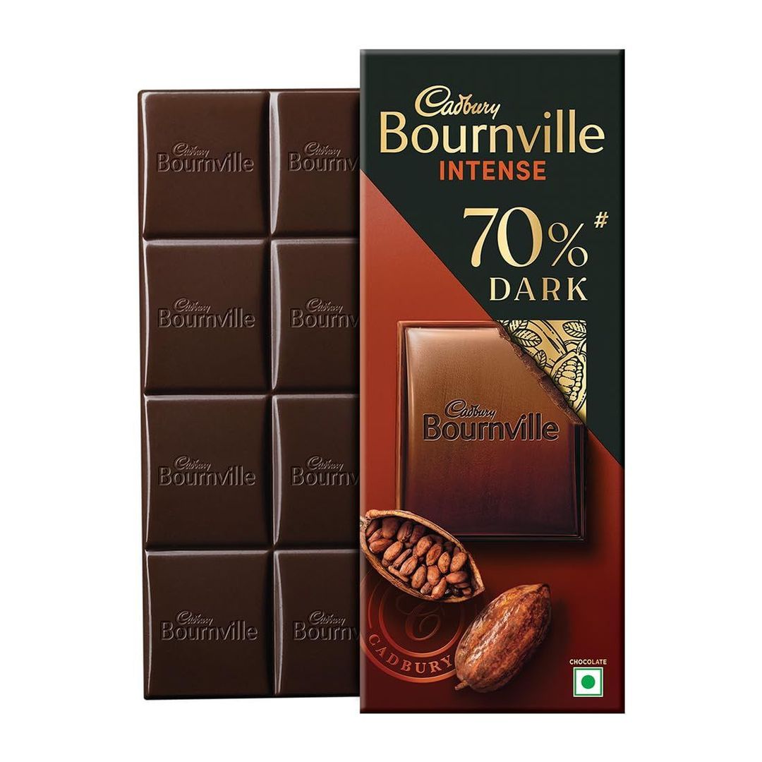 Cadbury Bournville Intense Rich Cocoa 70% Dark Chocolate Bar