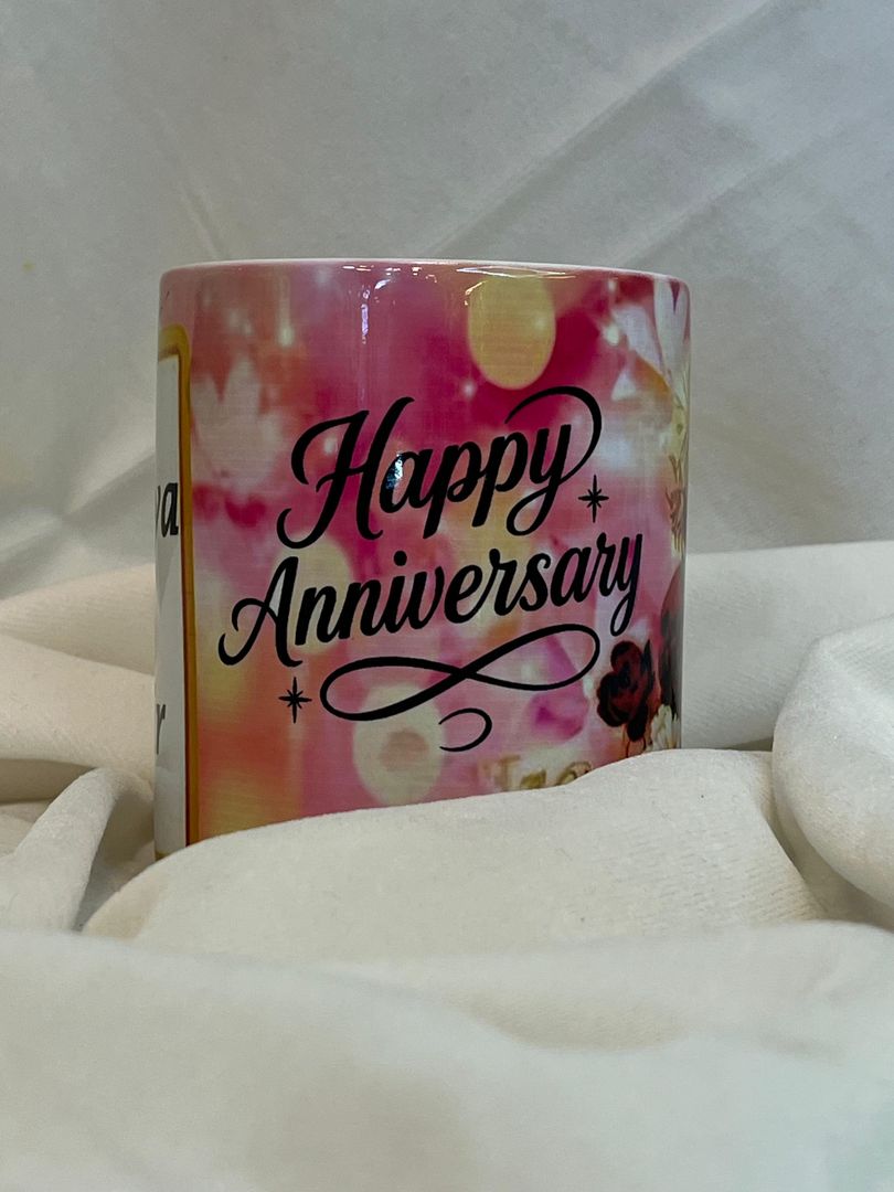 Customized white mug