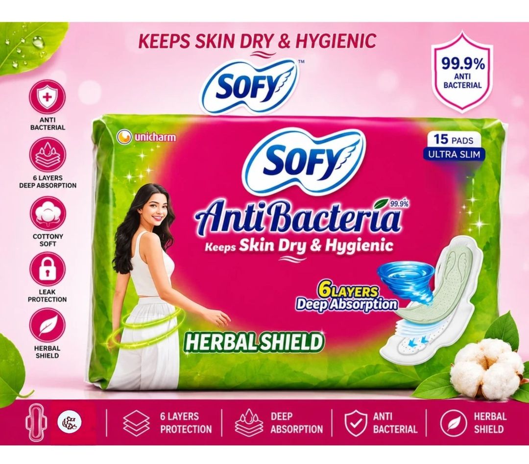 Sofy antibacterial pads