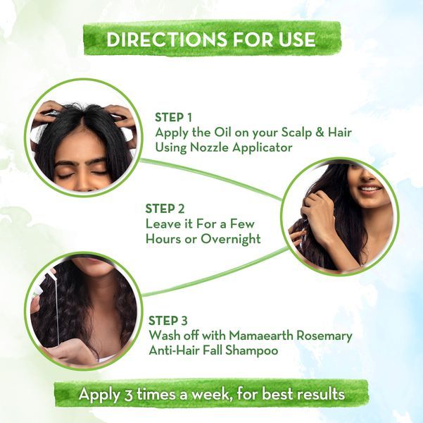 Mamaearth Rosemary Hair Growth Oil with Rosemary & Methi Dana