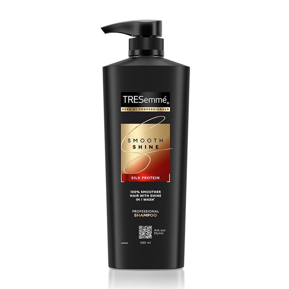 TRESemme Smooth Shine Shampoo 580ml With Vitamin H and Silk Protein |