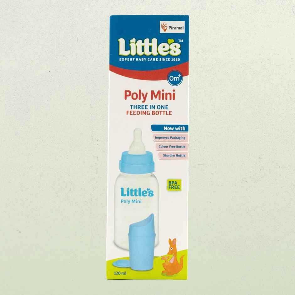 Little's Poly-Mini Feeding Bottle |0M+| Plastic