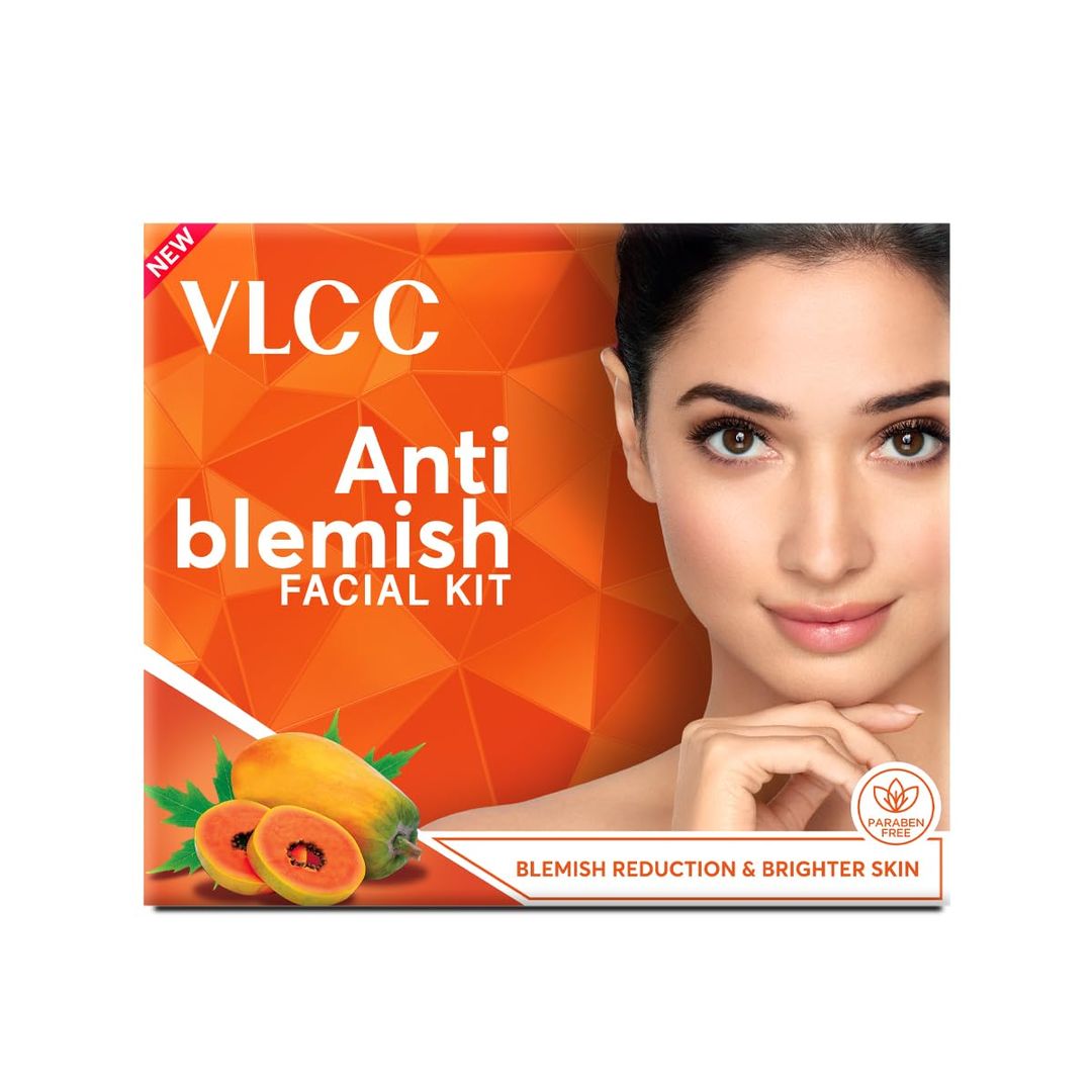 VLCC Anti Blemish Facial Kit - 60g | Brightening Facial Kit