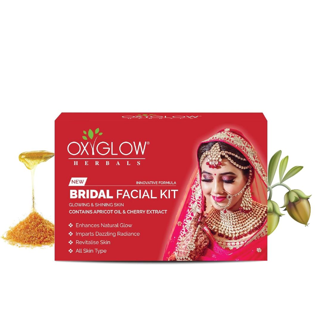 OxyGlow Herbals Facial Kit Bridal|Enhance Natural Glow|Revitalise Skin| All Skin Type