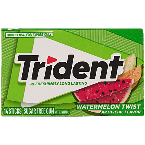 Trident Sugar Free Chewing Gum Watermelon Twist