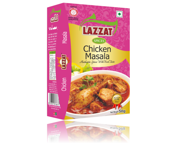 Lazzat Chicken Masala , pack of 50g