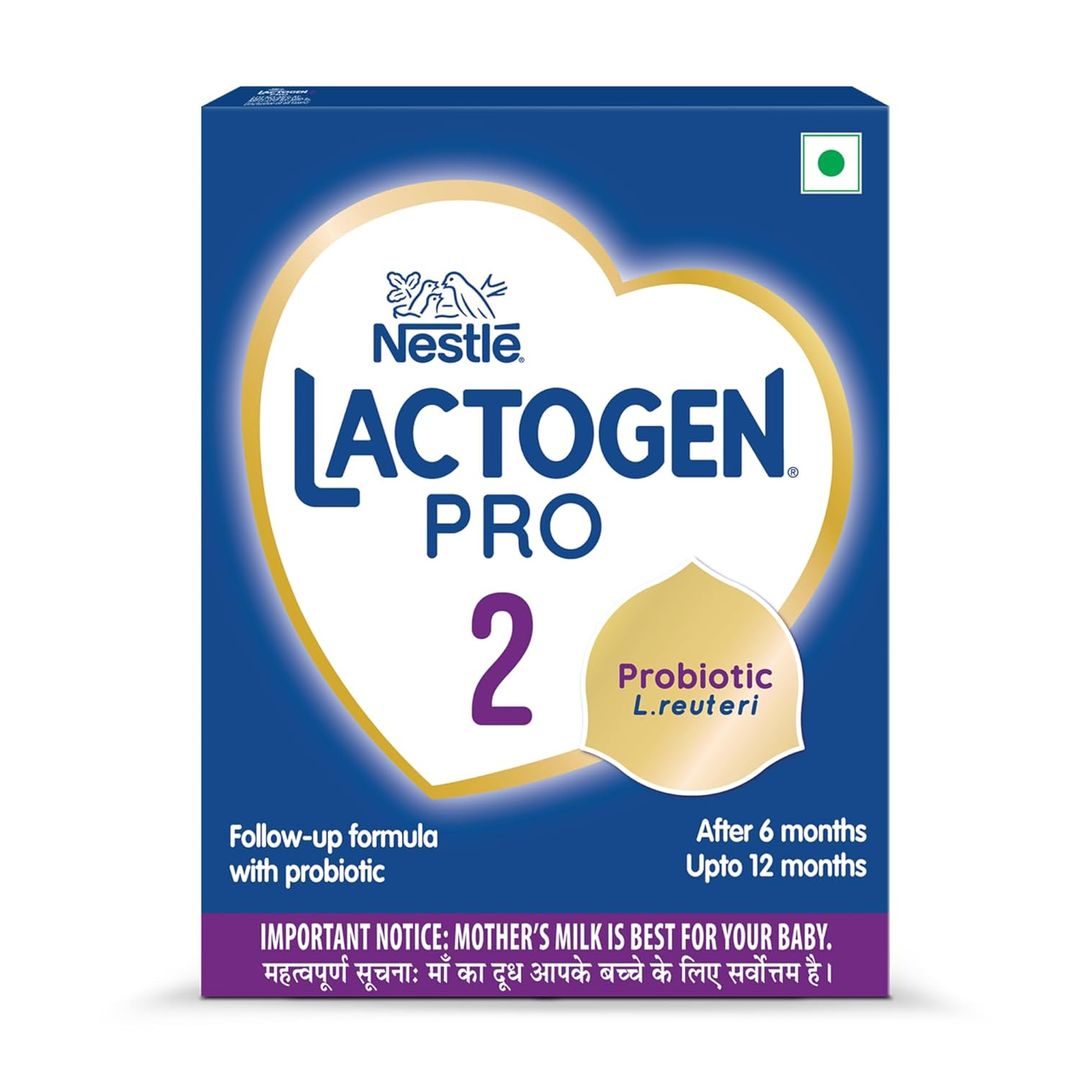Lactogen Pro 2 Powder, Follow-Up Formula With Probiotic, After 6 Months Up To 12 Months, Pack of 400g.
