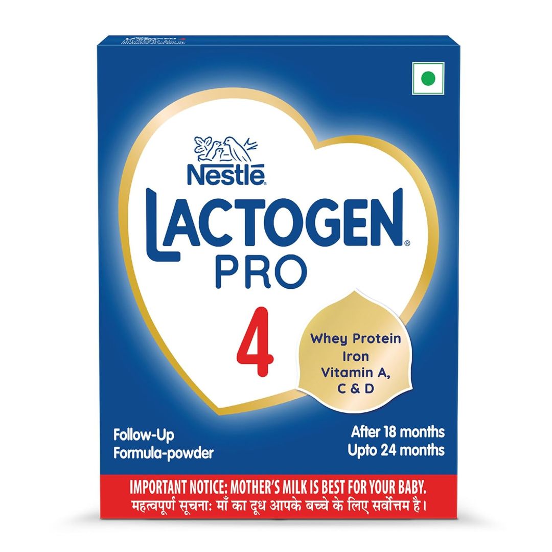 Lactogen Pro 4, Follow-Up Formula With Iron, Whey Protein And Vitamins, After 18 Months Up To 24 Months, Pack of 400g