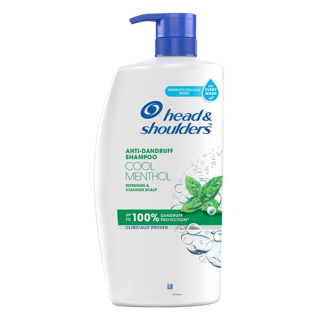 Head & Shoulders Cool Menthol Anti Dandruff Shampoo for Women & Men, 1.2L | BUY 1 GET 1 FREE |