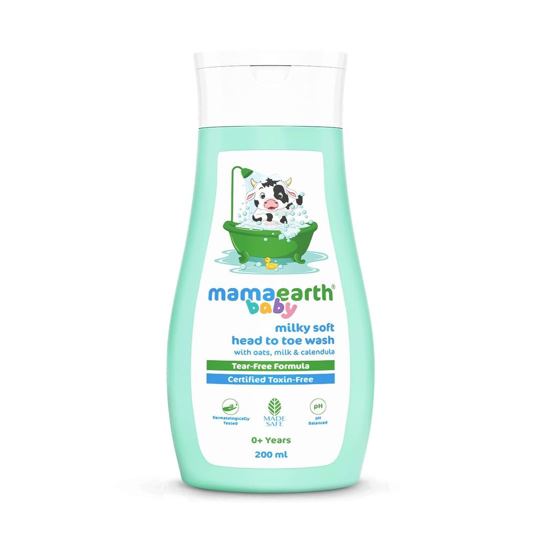 Mamaearth Milky Soft Head to Toe Wash, 200ml