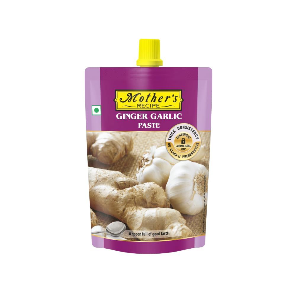 Mother's Recipe Ginger-Garlic Paste Pouch, 200gm