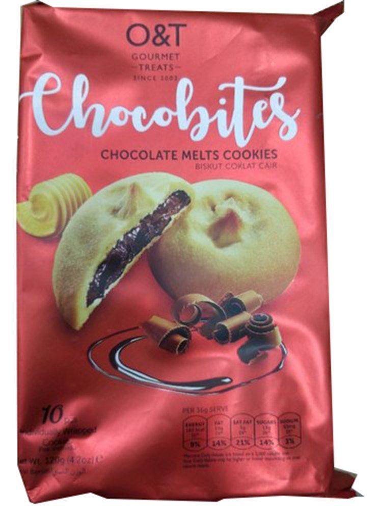 O&T Chocolate Melts Cookies, 120g