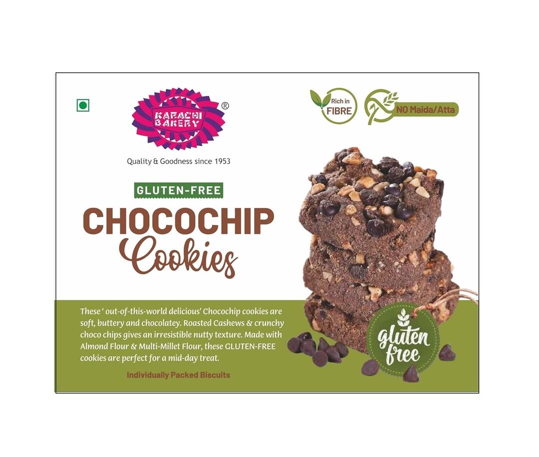 Karachi Bakery-Gluten Free Chocochip Biscuits, 250g