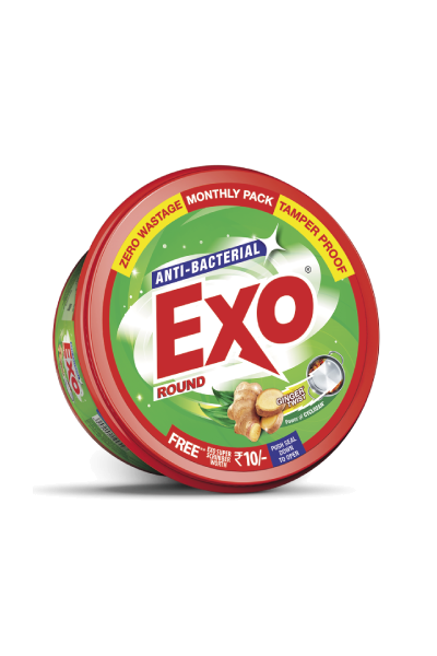 Exo anti bacterial Bar Dish Wash Soap  round + 25 g extra