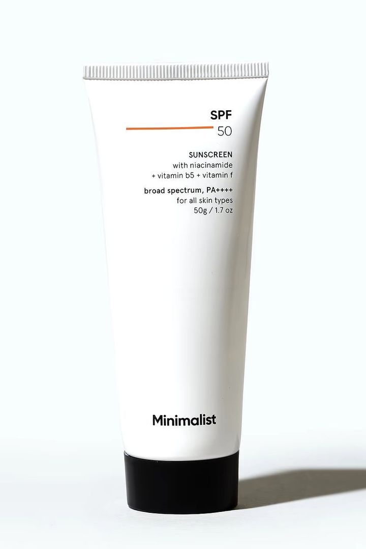 Sunscreen with niacinamide+vitamin B5+vitamin F