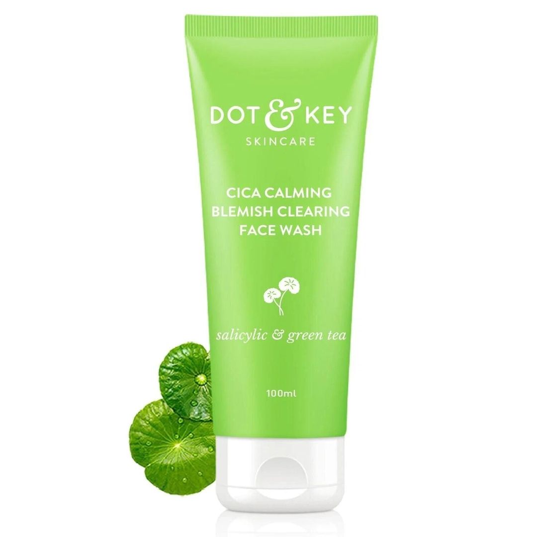 Dot & key Cica calming Blemish clearing face wash salicylic & green tree
