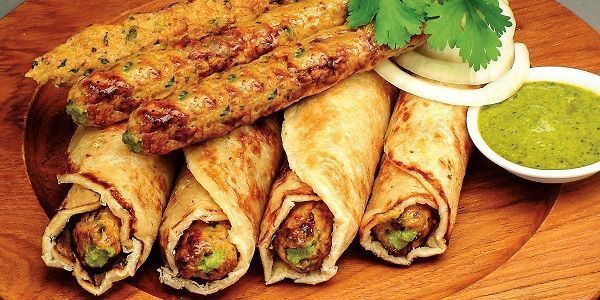 Chicken kabab roll