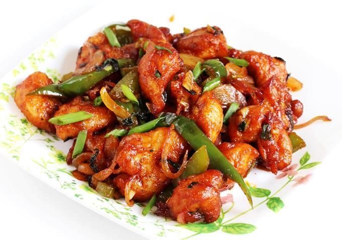 Chilli chicken (boneless)