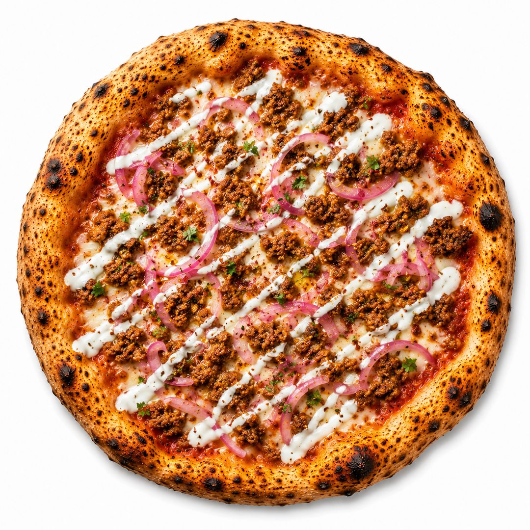 Dhaba Mutton pizza