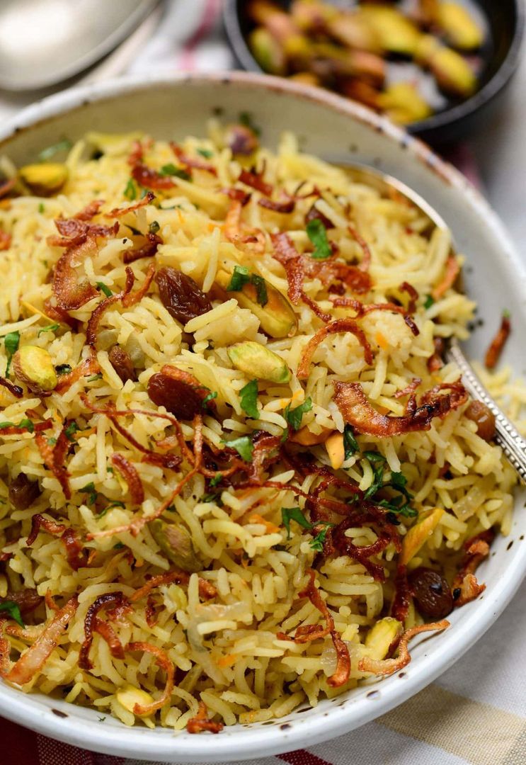 Dry fruit pulao