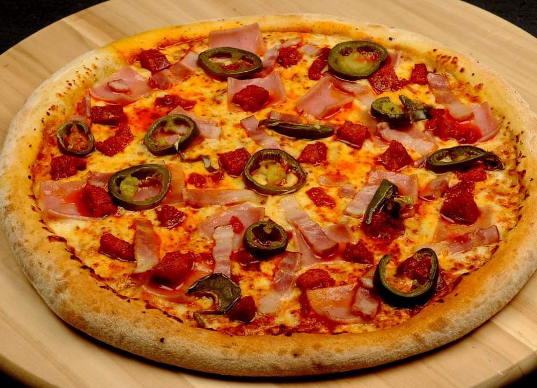 Mexican bite pizza