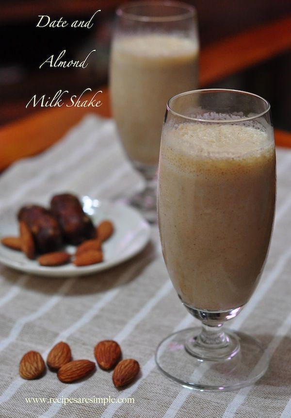 Dates and almond shake