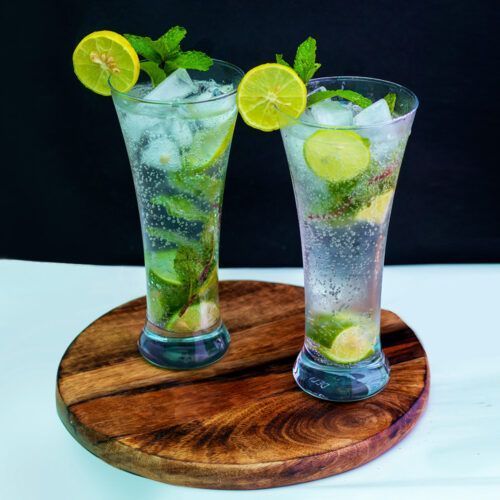 Salt fresh lime soda