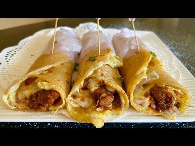 Mutton cheese roll